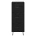 Bufet Stejar negru 34 x 34.5 x 90 cm Lemn compozit - WALTI WALTI