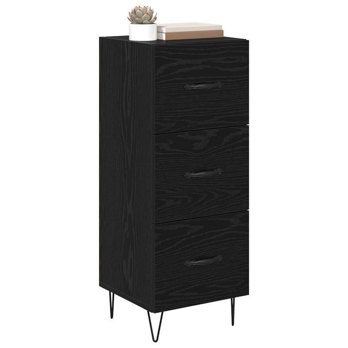 Bufet Stejar negru 34 x 34.5 x 90 cm Lemn compozit - WALTI WALTI
