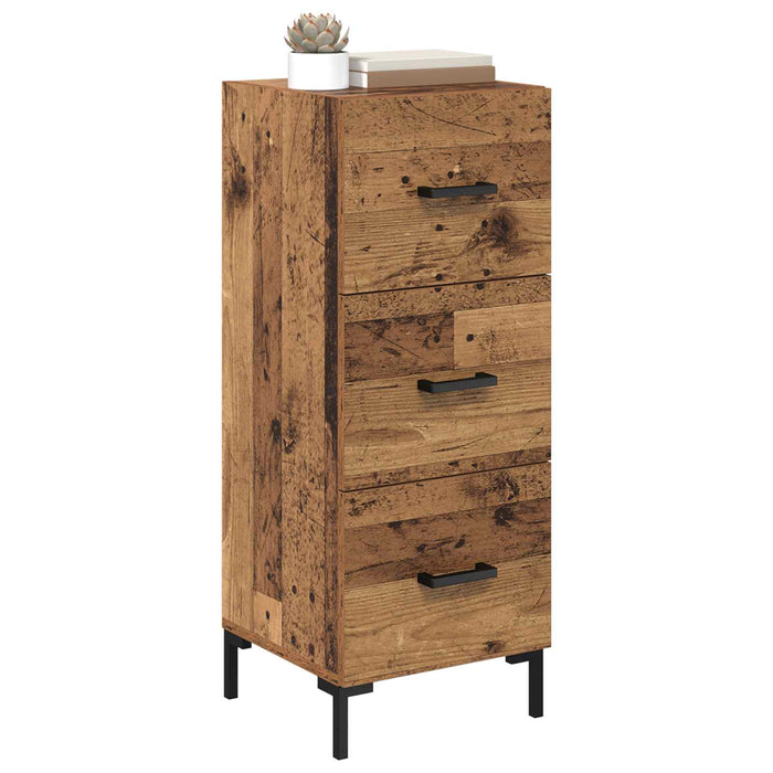 Bufet cu sertar Lemn vechi 34,5 x 34 x 90 cm Lemn compozit - WALTI WALTI