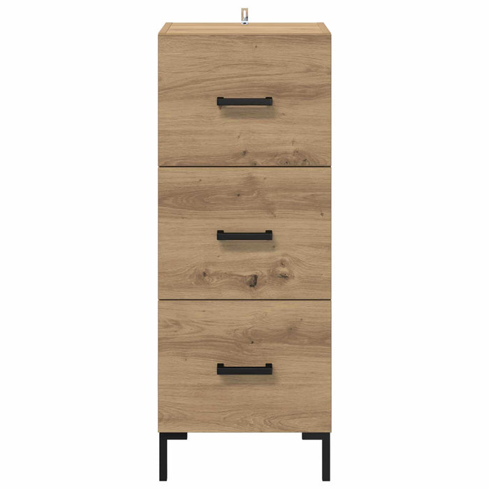 Bufet Stejar Artizanal 34,5 x 34 x 90 cm Lemn compozit - WALTI WALTI