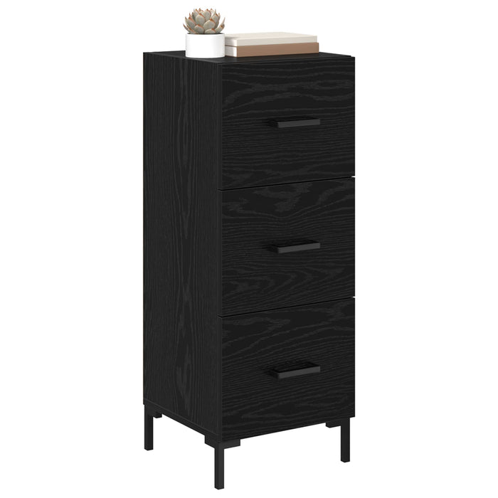 Bufet cu sertar Stejar Negru 34,5 x 34 x 90 cm Lemn compozit - WALTI WALTI