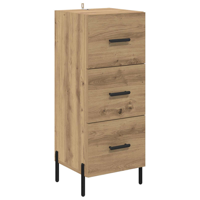 Bufet stejar artizanal 34 x 34.5 x 90 cm Lemn compozit - WALTI WALTI