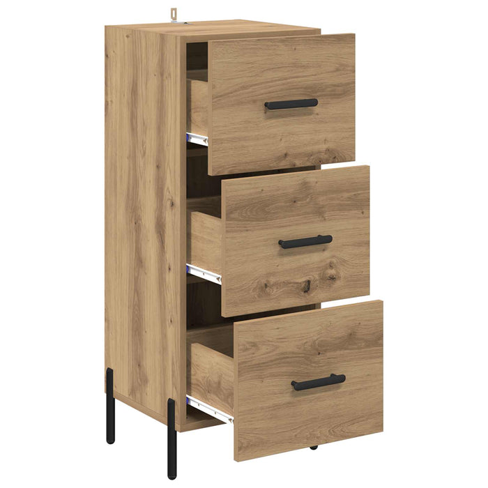 Bufet stejar artizanal 34 x 34.5 x 90 cm Lemn compozit - WALTI WALTI