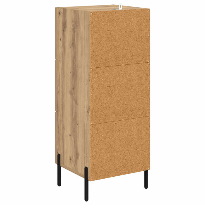 Bufet stejar artizanal 34 x 34.5 x 90 cm Lemn compozit - WALTI WALTI