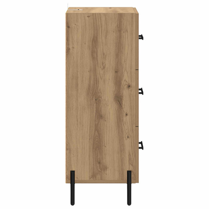 Bufet stejar artizanal 34 x 34.5 x 90 cm Lemn compozit - WALTI WALTI