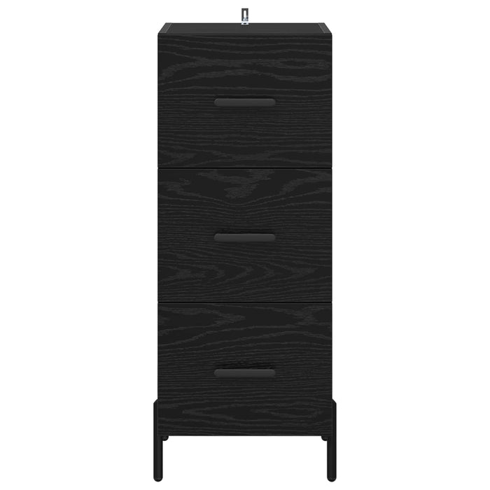 Bufet cu sertar Stejar negru 34 x 34.5 x 90 cm Lemn compozit - WALTI WALTI