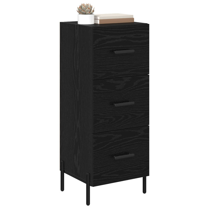 Bufet cu sertar Stejar negru 34 x 34.5 x 90 cm Lemn compozit - WALTI WALTI