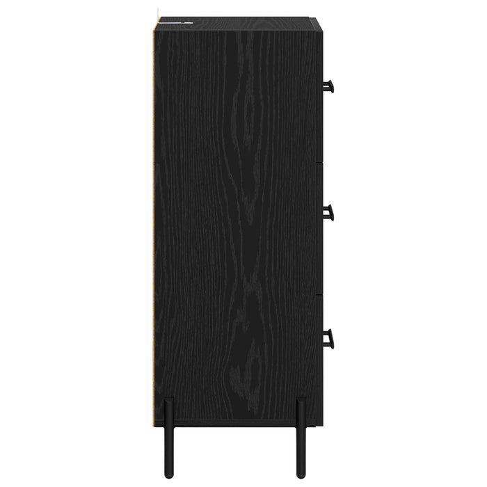 Bufet cu sertar Stejar negru 34 x 34.5 x 90 cm Lemn compozit - WALTI WALTI