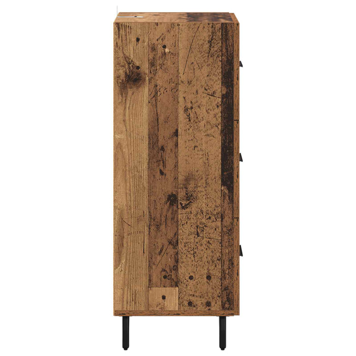 Bufet cu sertar Lemn vechi 34 x 34.5 x 90 cm Lemn compozit - WALTI WALTI