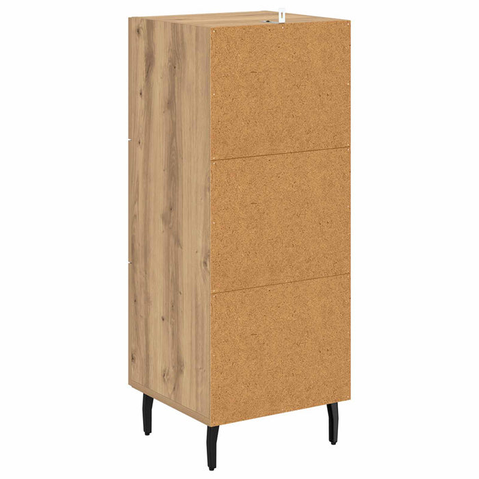 Bufet stejar artizanal 34 x 34.5 x 90 cm Lemn compozit - WALTI WALTI