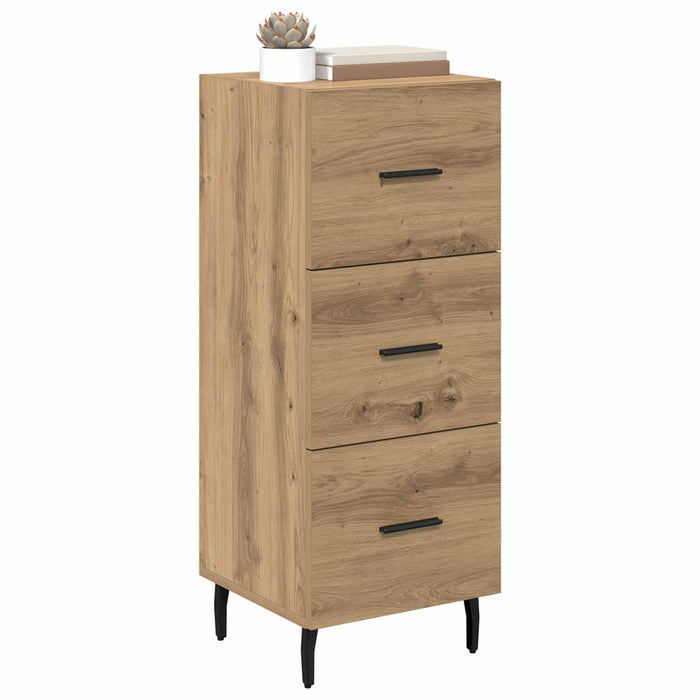 Bufet stejar artizanal 34 x 34.5 x 90 cm Lemn compozit - WALTI WALTI
