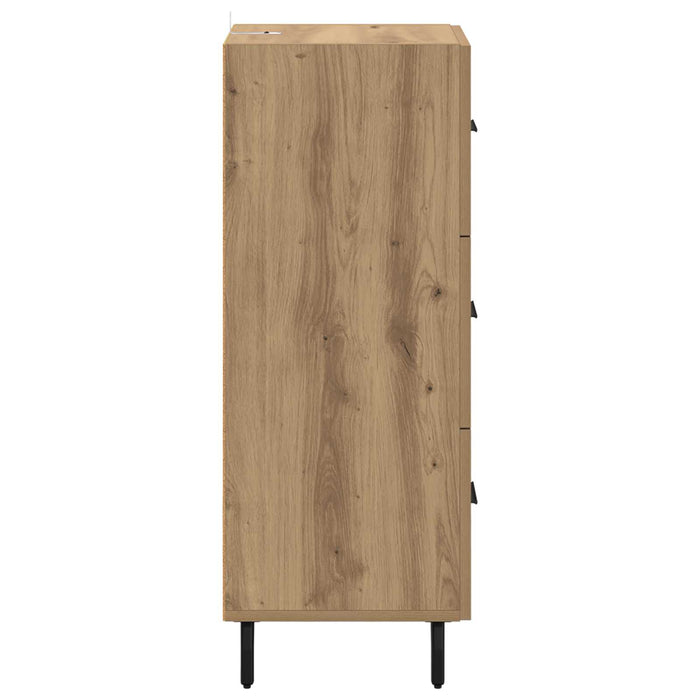 Bufet stejar artizanal 34 x 34.5 x 90 cm Lemn compozit - WALTI WALTI