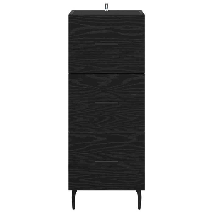 Bufet cu sertar Stejar negru 34 x 34.5 x 90 cm Lemn compozit - WALTI WALTI