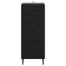 Bufet cu sertar Stejar negru 34 x 34.5 x 90 cm Lemn compozit - WALTI WALTI