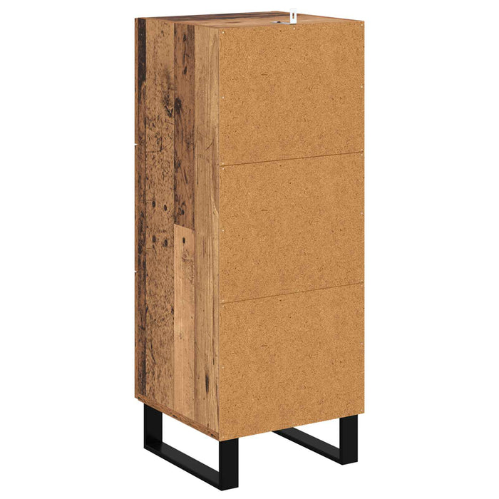 Bufet Lemn Vechi 34,5 x 34 x 90 cm Lemn Ingineresc și Fier - WALTI WALTI