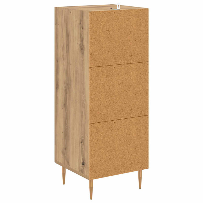 Bufet stejar artizanal 34 x 34.5 x 90 cm Lemn compozit - WALTI WALTI