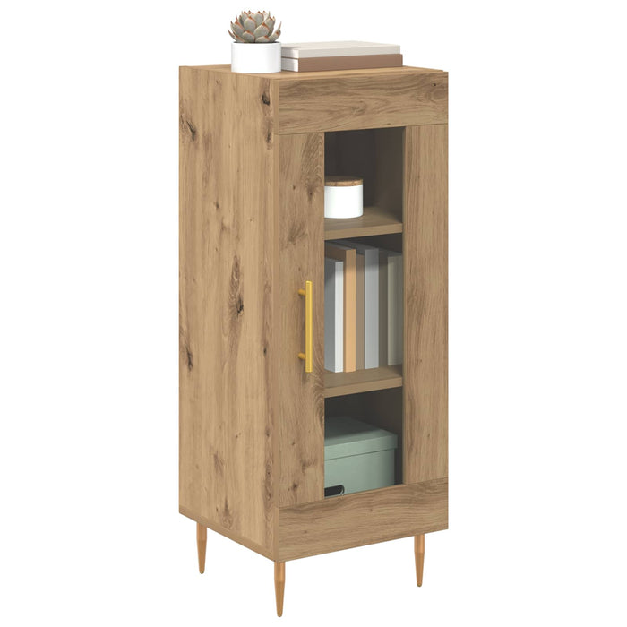 Bufet stejar artizanal 34 x 34.5 x 90 cm Lemn compozit - WALTI WALTI