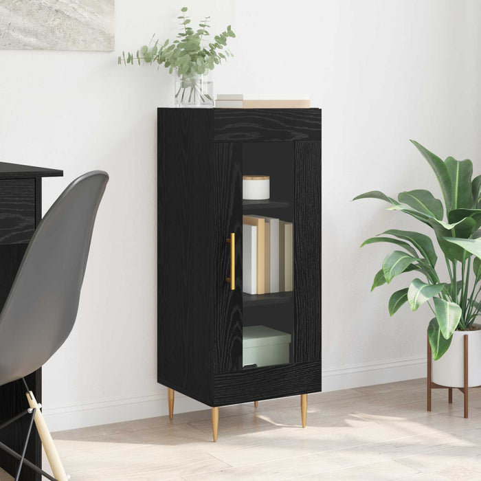 Bufet Stejar negru 34 x 34.5 x 90 cm Lemn compozit - WALTI WALTI