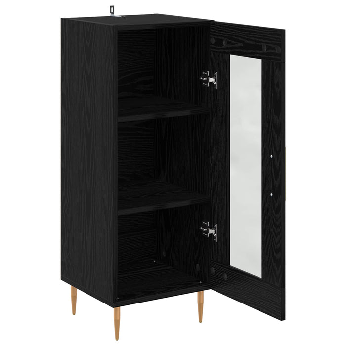 Bufet Stejar negru 34 x 34.5 x 90 cm Lemn compozit - WALTI WALTI