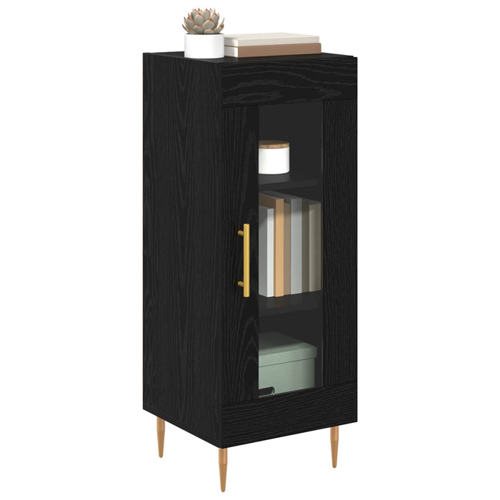 Bufet Stejar negru 34 x 34.5 x 90 cm Lemn compozit - WALTI WALTI