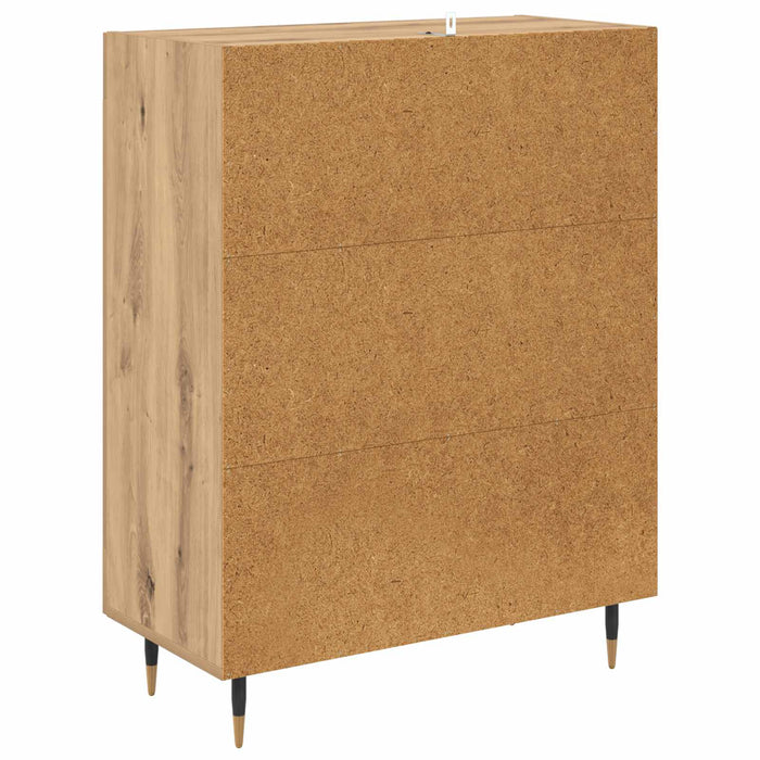 Bufet Stejar Artizanal 69,5 x 34 x 90 cm Lemn compozit - WALTI WALTI