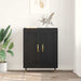 Bufet Stejar Negru 69,5 x 34 x 90 cm Lemn compozit - WALTI WALTI