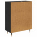 Bufet Stejar Negru 69,5 x 34 x 90 cm Lemn compozit - WALTI WALTI