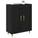 Bufet Stejar Negru 69,5 x 34 x 90 cm Lemn compozit - WALTI WALTI