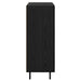 Bufet Stejar Negru 69,5 x 34 x 90 cm Lemn Ingineresc și Fier - WALTI WALTI
