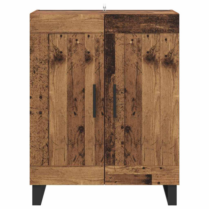 Bufet Lemn Vechi 69,5 x 34 x 90 cm Lemn Ingineresc și Fier - WALTI WALTI