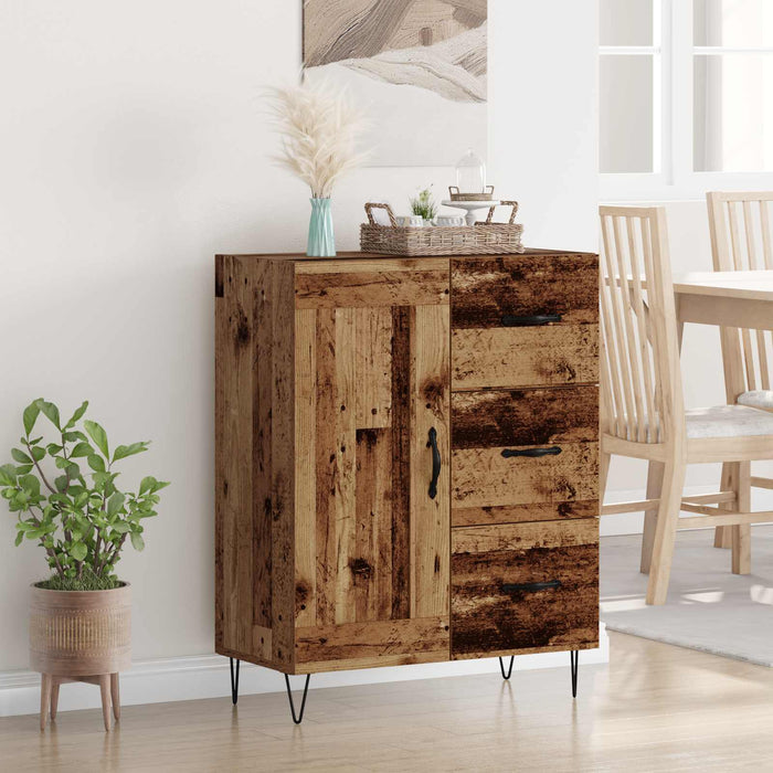 Bufet cu sertar Lemn vechi 69,5 x 34 x 90 cm Lemn prelucrat - WALTI WALTI