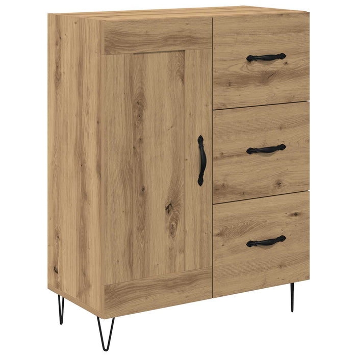 Bufet Stejar Artizanal 69,5 x 34 x 90 cm Lemn prelucrat - WALTI WALTI