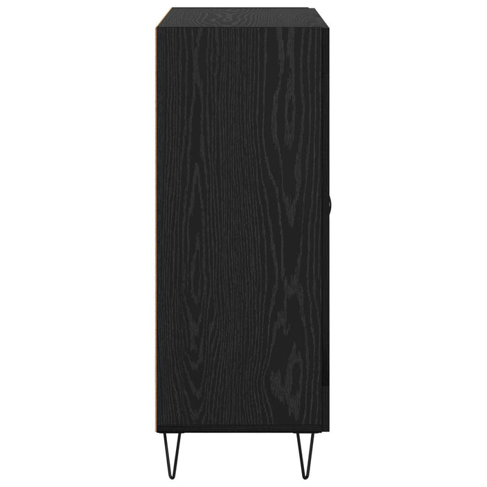 Bufet cu sertar Stejar Negru 69,5 x 34 x 90 cm Lemn prelucrat - WALTI WALTI