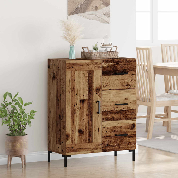 Bufet cu sertar Lemn vechi 69.5 x 34 x 90 cm Lemn compozit - WALTI WALTI