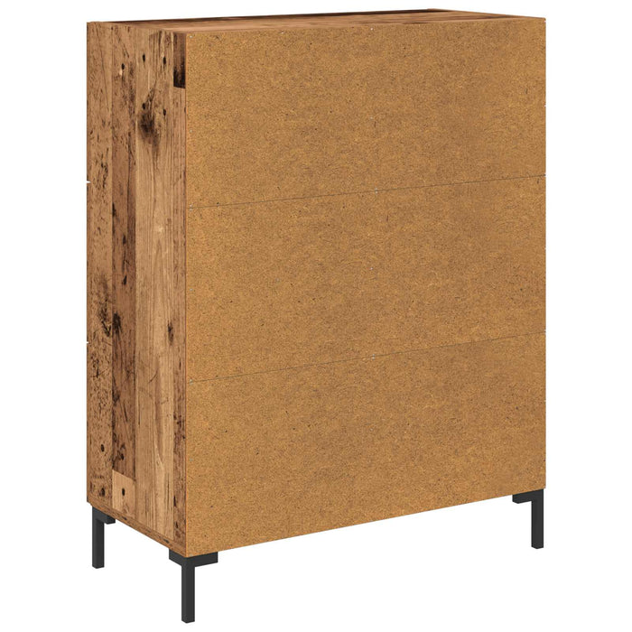 Bufet cu sertar Lemn vechi 69.5 x 34 x 90 cm Lemn compozit - WALTI WALTI