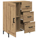 Bufet stejar artizanal 69.5 x 34 x 90 cm Lemn compozit - WALTI WALTI