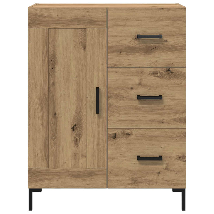 Bufet stejar artizanal 69.5 x 34 x 90 cm Lemn compozit - WALTI WALTI