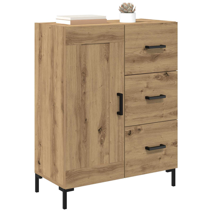 Bufet stejar artizanal 69.5 x 34 x 90 cm Lemn compozit - WALTI WALTI