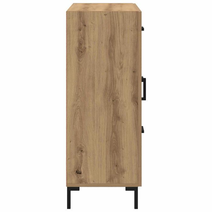 Bufet stejar artizanal 69.5 x 34 x 90 cm Lemn compozit - WALTI WALTI
