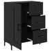 Bufet cu sertar Stejar negru 69.5 x 34 x 90 cm Lemn compozit - WALTI WALTI