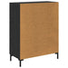 Bufet cu sertar Stejar negru 69.5 x 34 x 90 cm Lemn compozit - WALTI WALTI