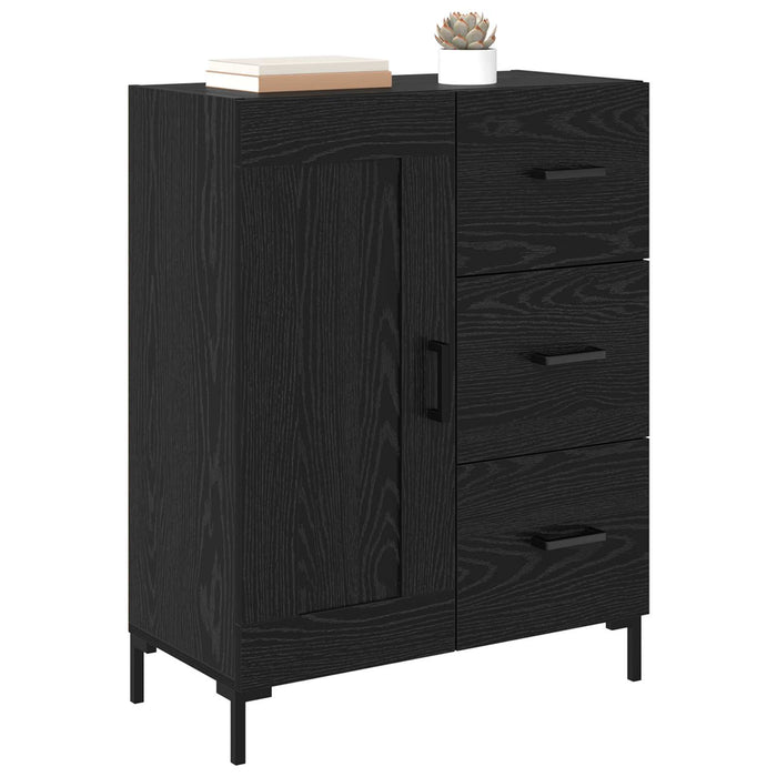 Bufet cu sertar Stejar negru 69.5 x 34 x 90 cm Lemn compozit - WALTI WALTI