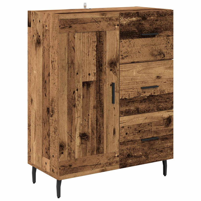 Bufet Lemn Vechi 69,5 x 34 x 90 cm Lemn Ingineresc și Fier - WALTI WALTI