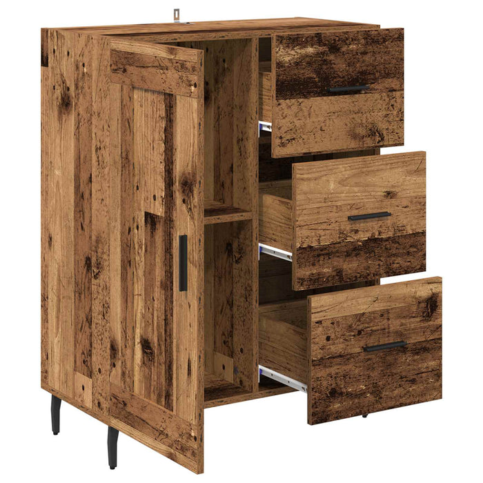 Bufet Lemn Vechi 69,5 x 34 x 90 cm Lemn Ingineresc și Fier - WALTI WALTI