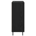 Bufet Stejar Negru 69,5 x 34 x 90 cm Lemn Ingineresc și Fier - WALTI WALTI