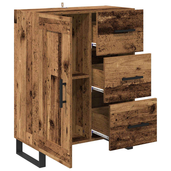 Bufet Lemn Vechi 69,5 x 34 x 90 cm Lemn Ingineresc și Fier - WALTI WALTI