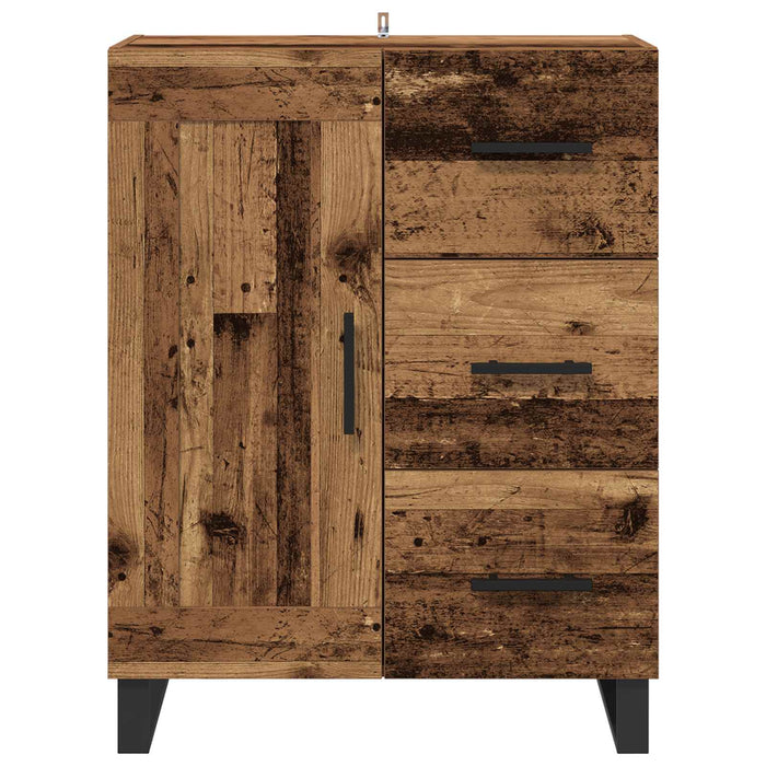 Bufet Lemn Vechi 69,5 x 34 x 90 cm Lemn Ingineresc și Fier - WALTI WALTI