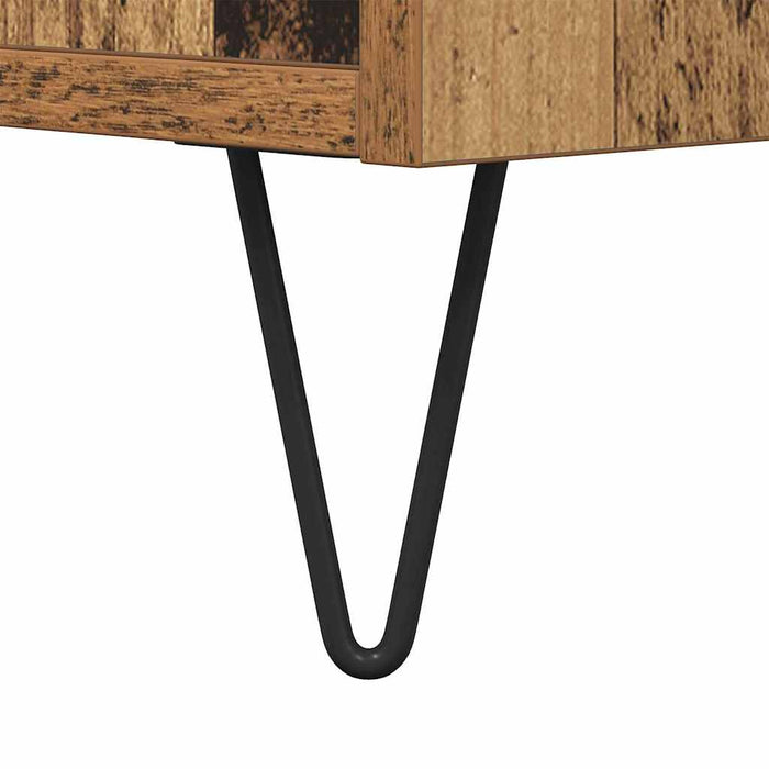 Bufet Lemn Vechi 34,5 x 34 x 90 cm Lemn Ingineresc și Fier - WALTI WALTI