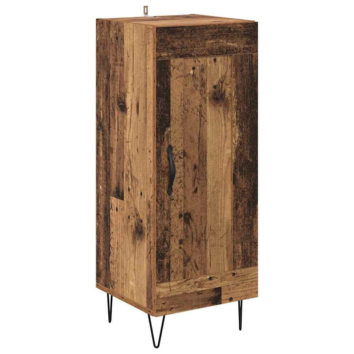 Bufet Lemn Vechi 34,5 x 34 x 90 cm Lemn Ingineresc și Fier - WALTI WALTI