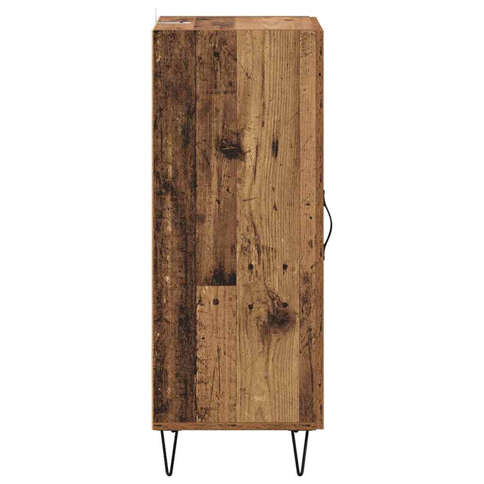 Bufet Lemn Vechi 34,5 x 34 x 90 cm Lemn Ingineresc și Fier - WALTI WALTI